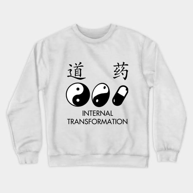 Daoism Way Medicine Internal Transformation Crewneck Sweatshirt by neememes